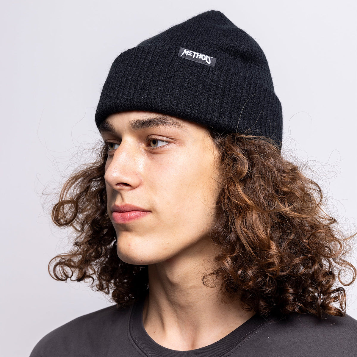 Method - Label Beanie — Black