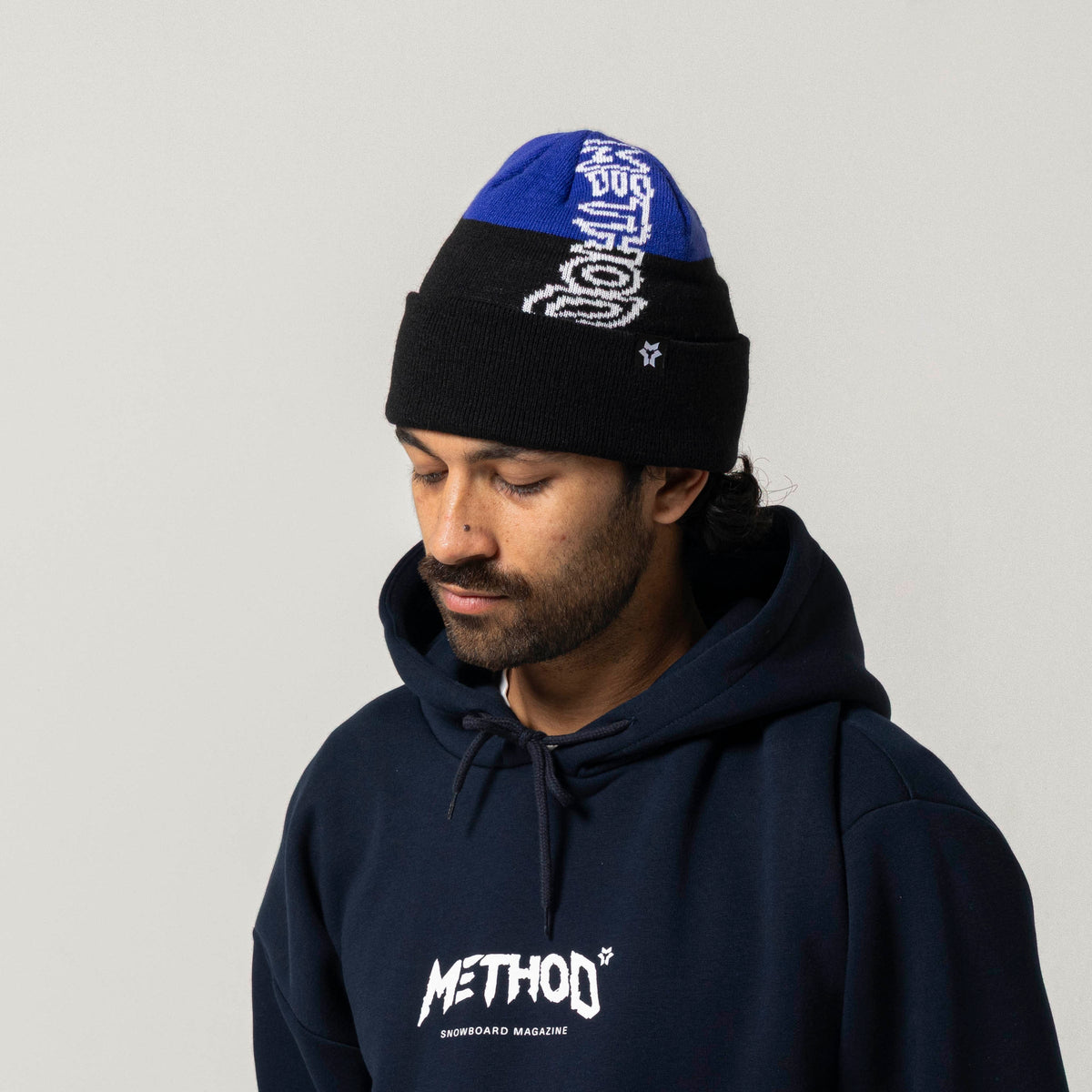 Method - Dipped Beanie — Black/Blue