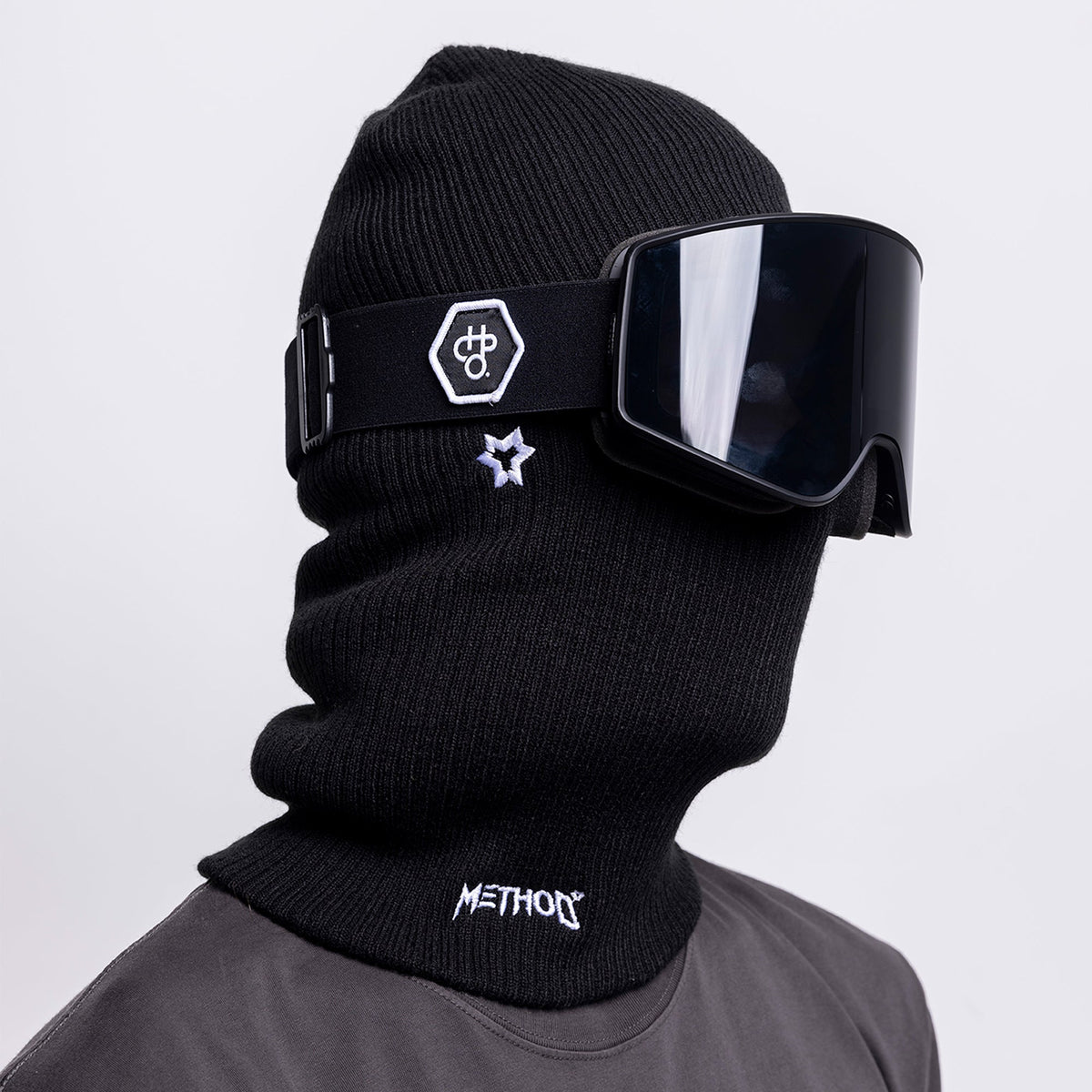 Method - Knit Balaclava — Black