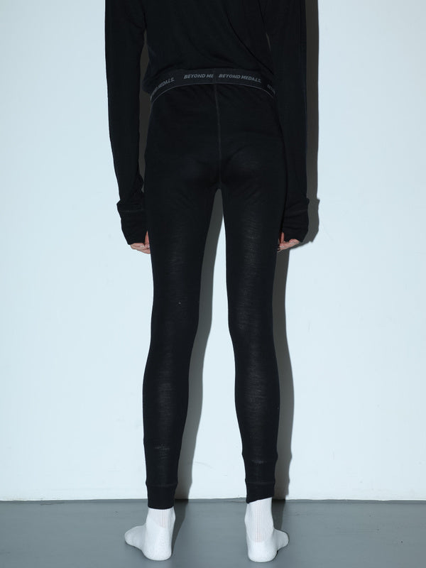 Beyond Medals - Merino Baselayer BOTTOM Black