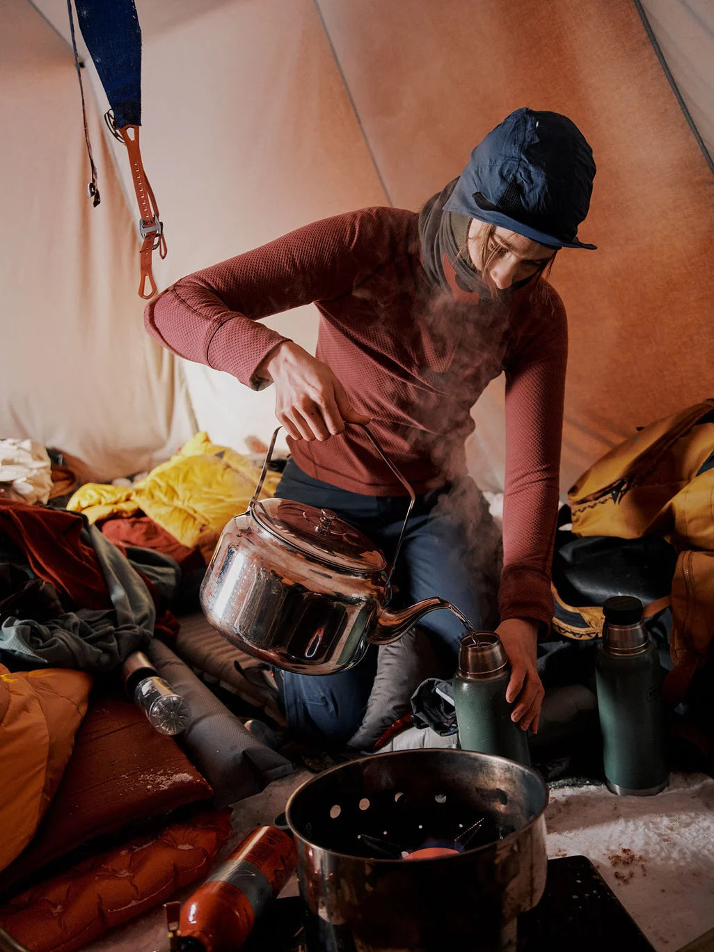 Klättermusen - Riesiger Damenpullover Lila