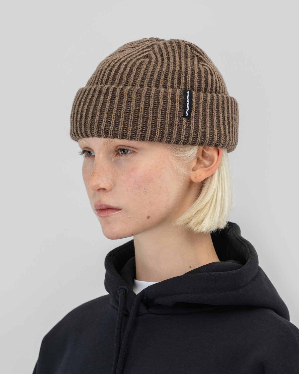 Beyond Medals - SHORT BEANIE Brown