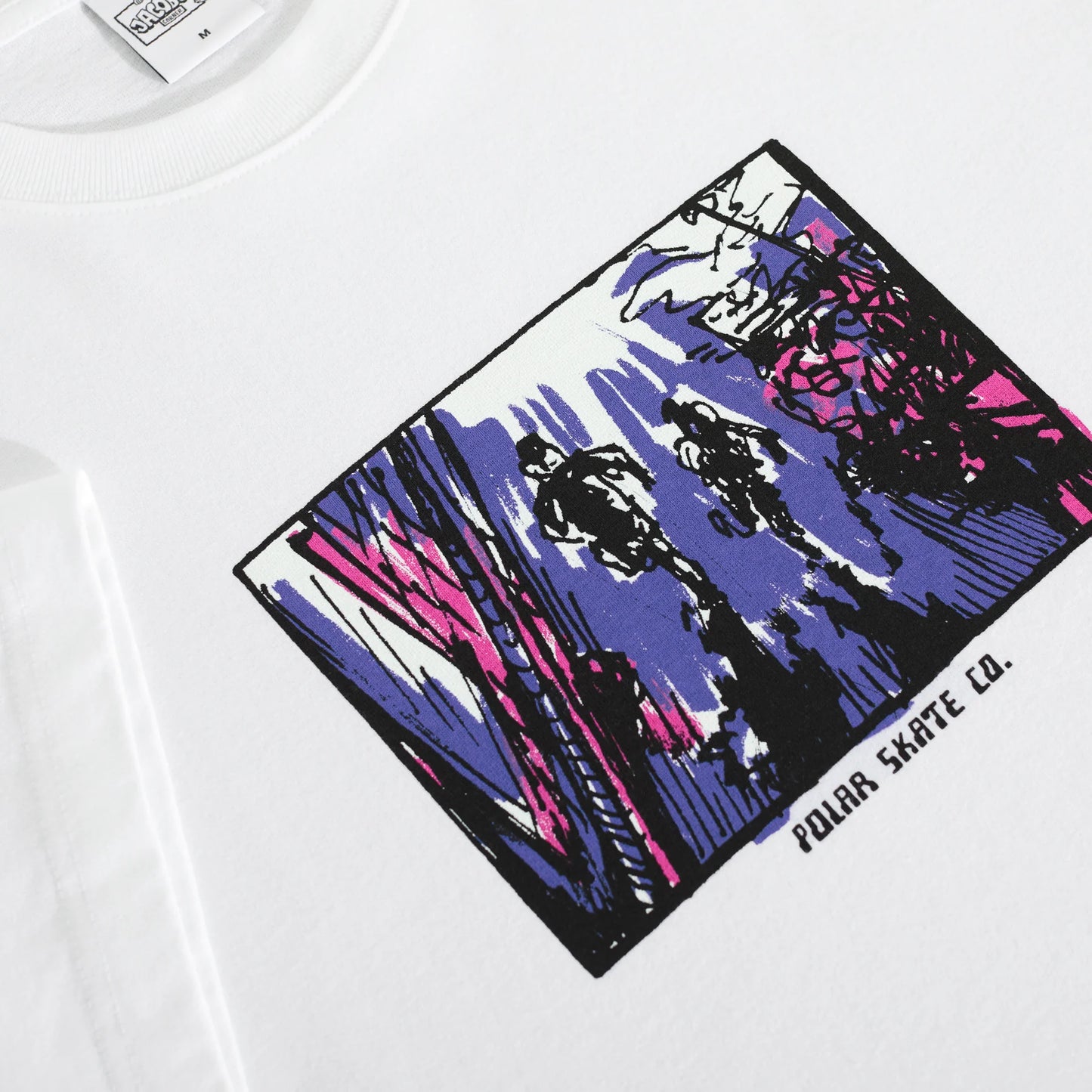 Polar Skate Co. - Running Tee White