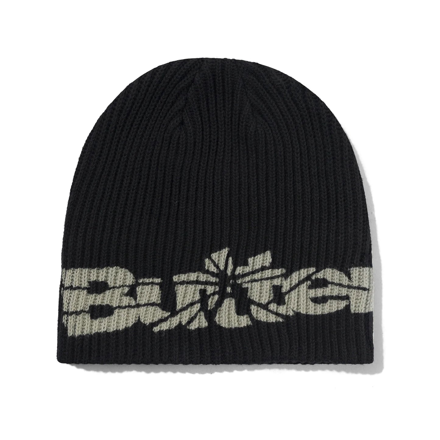 Butter Goods - Smashed Logo Knit Skully Beanie Black