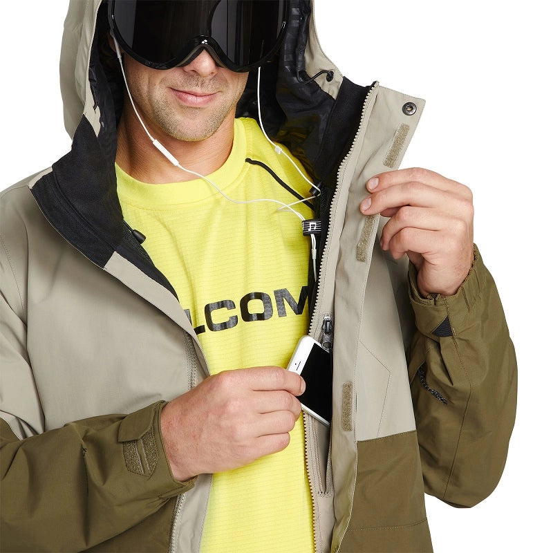 Volcom - L Gore-Tex Jacket Dark Khaki