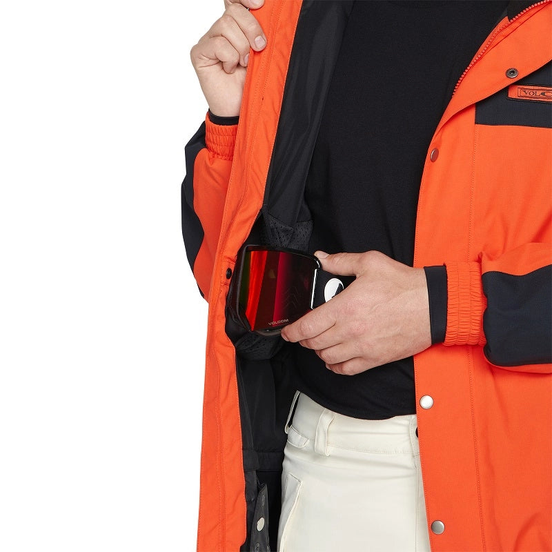 Volcom - Longo Gore-Tex Jacket Orange Shock