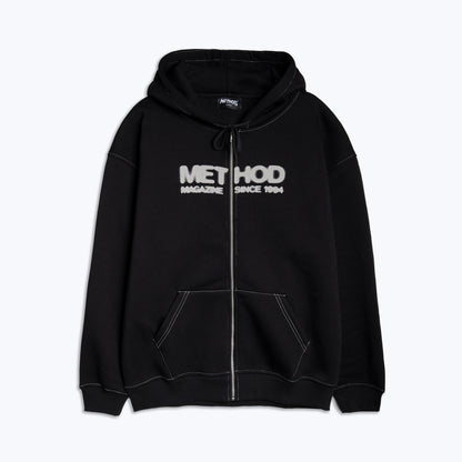Method - Since 94 Zip Hoodie — Black Contrast