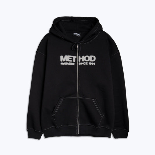 Method - Since 94 Zip Hoodie — Black Contrast