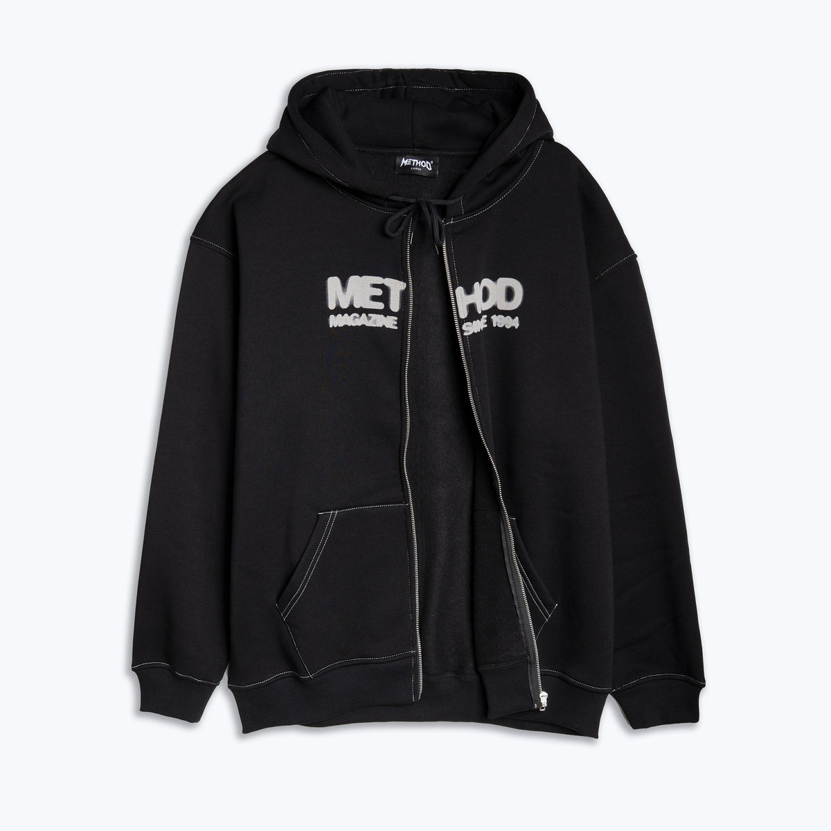 Method - Since 94 Zip Hoodie — Black Contrast