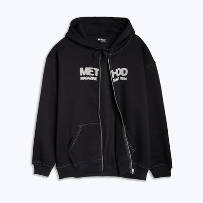 Method - Since 94 Zip Hoodie — Black Contrast