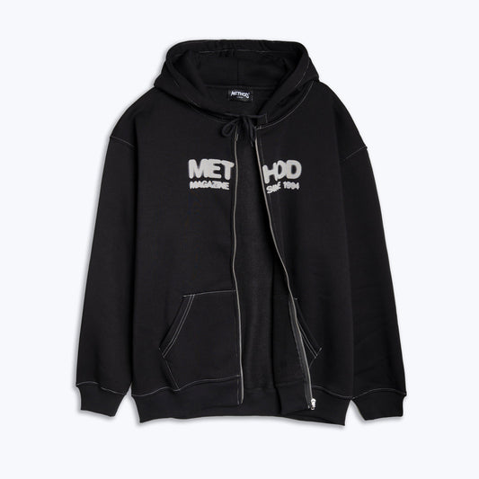 Method - Since 94 Zip Hoodie — Black Contrast
