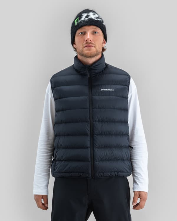 Beyond Medals - Packable Down Vest — Black