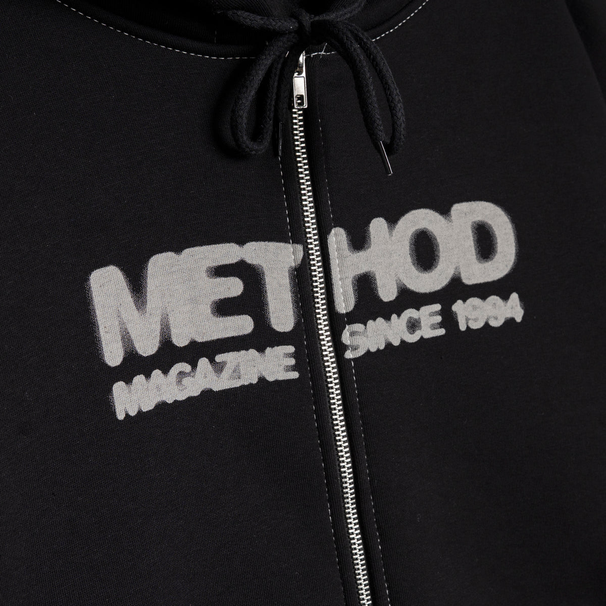 Method - Since 94 Zip Hoodie — Black Contrast