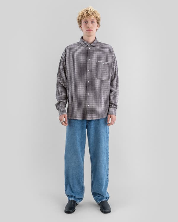 Beyond Medals - Checkered Shirt — Light Beige