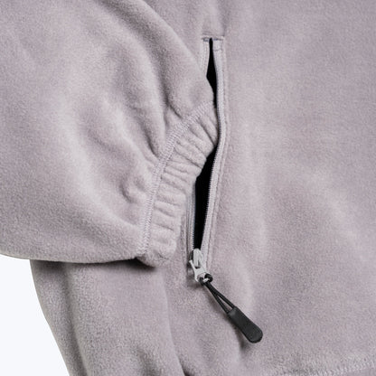 Method - Label 1/4 Zip Fleece — Grey