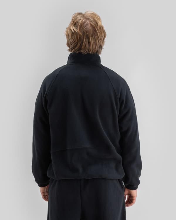 Beyond Medals - Half Snap Fleece — Black