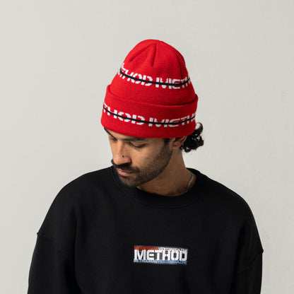 Method - Nostalgia Beanie — Red