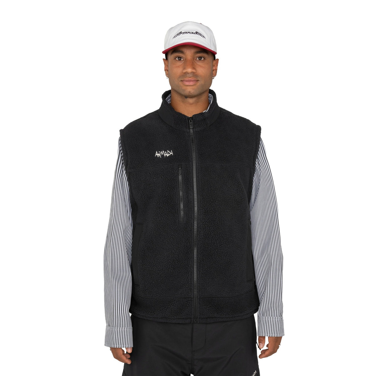 Armada - Klatch Fleece Vest — Black