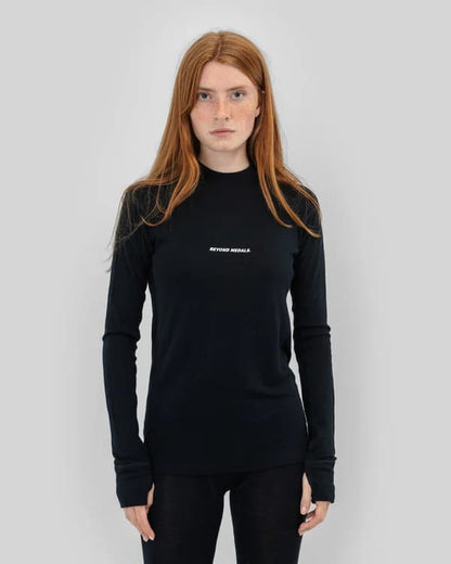 Beyond Medals - Merino Baselayer Top — Black