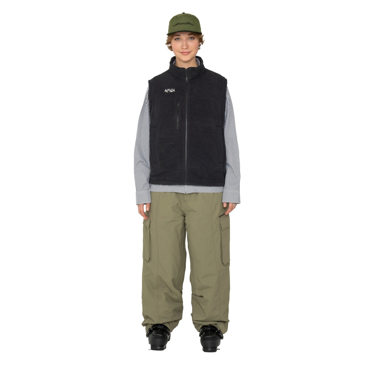 Armada - Klatch Fleece Vest — Black