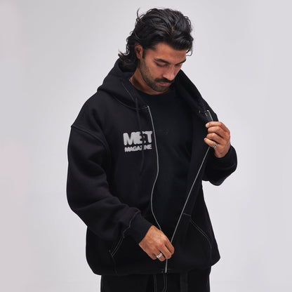 Method - Since 94 Zip Hoodie — Black Contrast