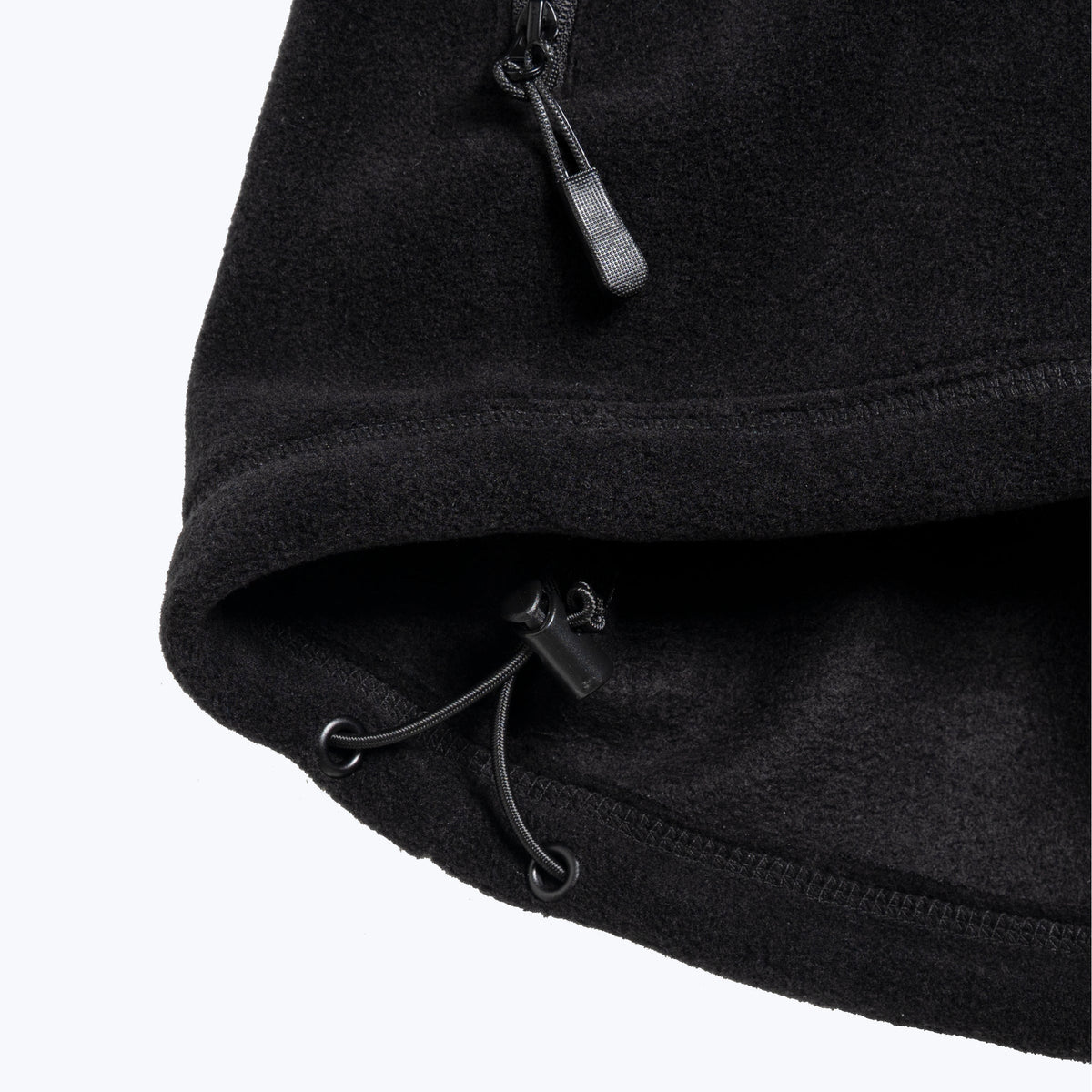 Method - Label 1/4 Zip Fleece — Black