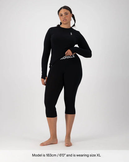 Mons Royale - Women's Cascade Merino Base Layer 3/4 Legging