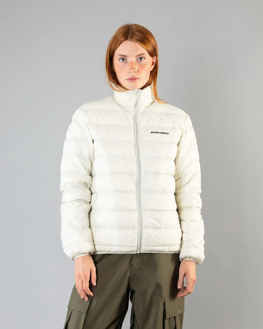 Beyond Medals - PACKABLE DOWN JACKET Off White