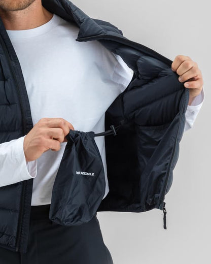 Beyond Medals - Packable Down Vest — Black