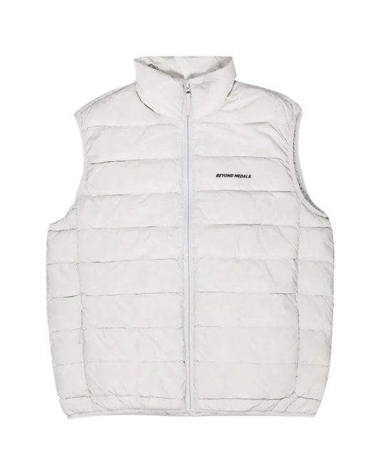 Down vest off white