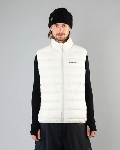 Beyond Medals - PACKABLE DOWN VEST Off White