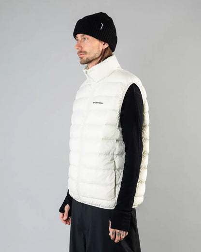 Beyond Medals - PACKABLE DOWN VEST Off White