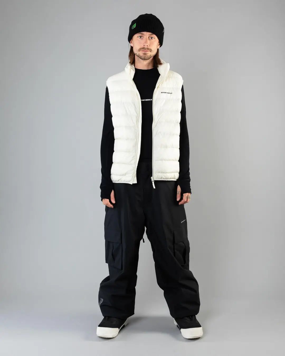 Beyond Medals - PACKABLE DOWN VEST Off White