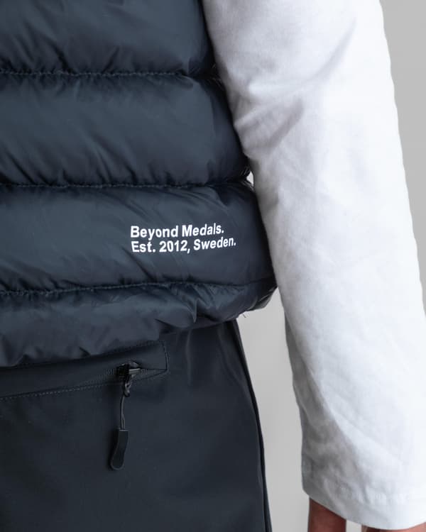 Beyond Medals - Packable Down Vest — Black