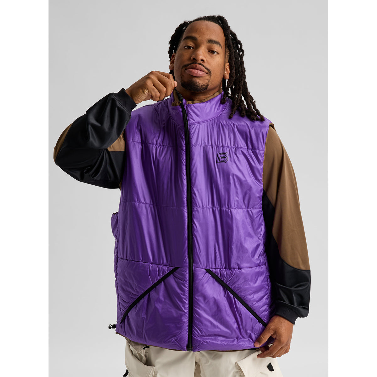 Burton - Reversible Insulated Vest — Earth Ship Brown