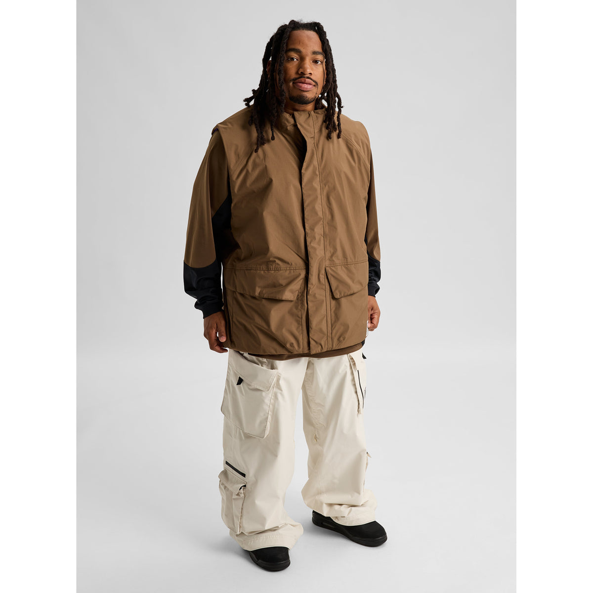 Burton - Reversible Insulated Vest — Earth Ship Brown