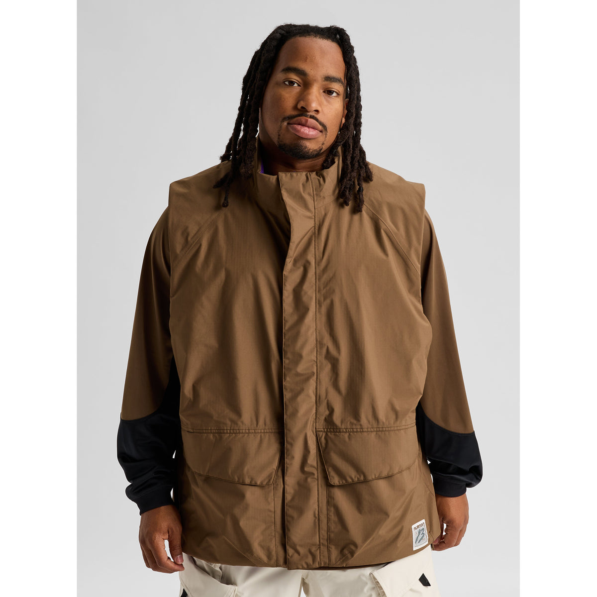 Burton - Reversible Insulated Vest — Earth Ship Brown