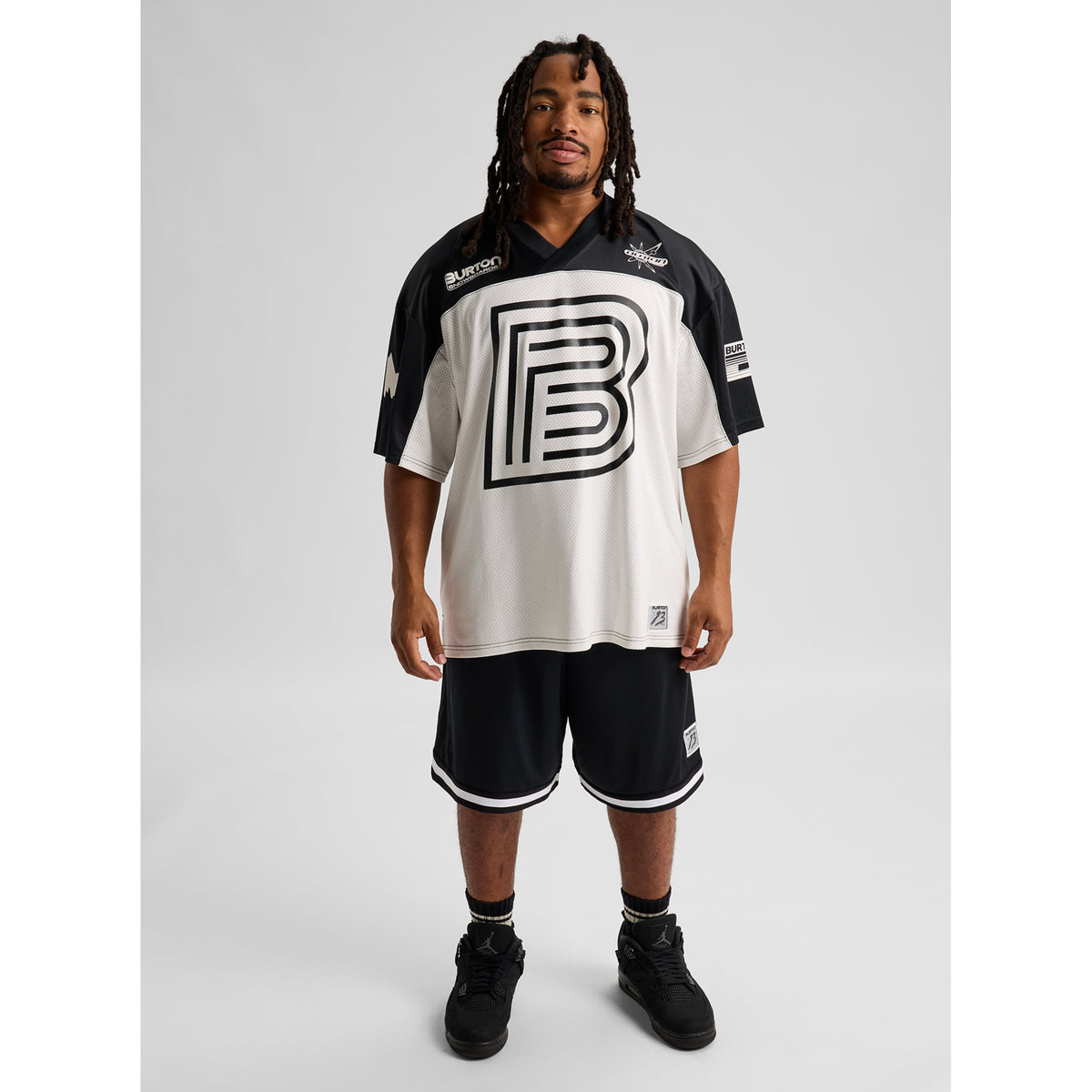 Burton - Short Sleeve Jersey — Stout White / True Black