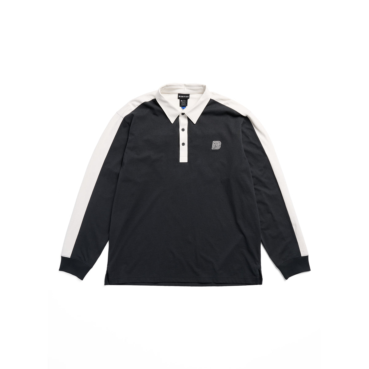 Burton - Rugby Shirt — True Black / Stout White