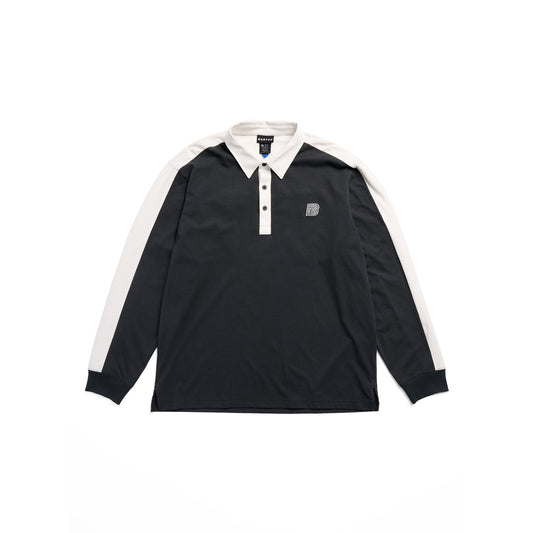 Burton - Rugby Shirt — True Black / Stout White