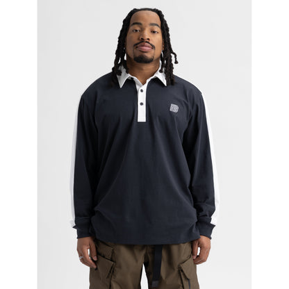 Burton - Rugby Shirt — True Black / Stout White