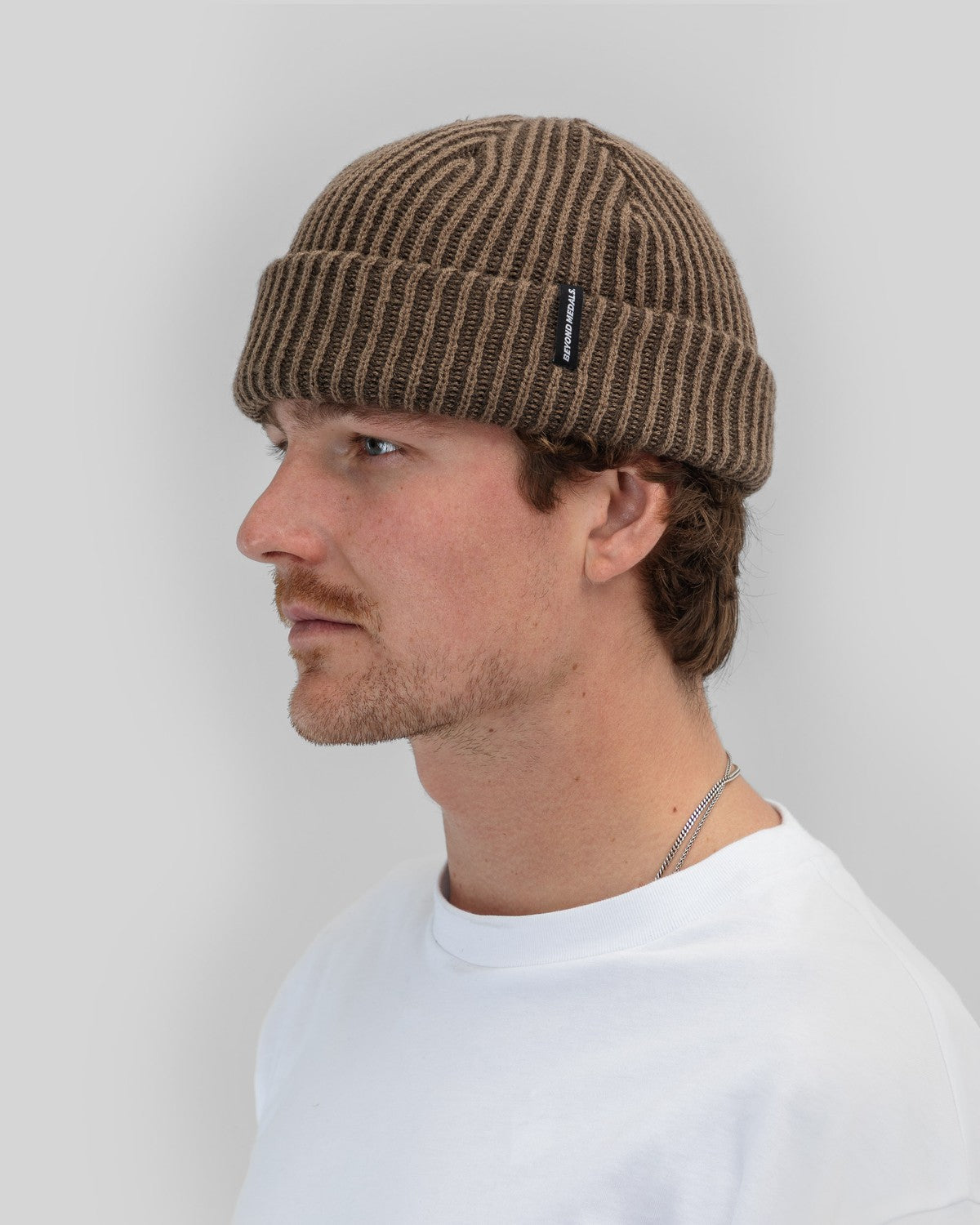 Beyond Medals - SHORT BEANIE Brown