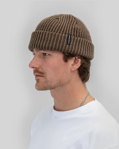 Beyond Medals - SHORT BEANIE Brown