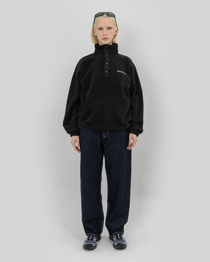 Beyond Medals - Half Snap Fleece Schwarz