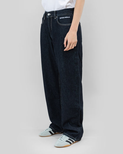 Beyond Medals - Loose Jeans Dark Blue