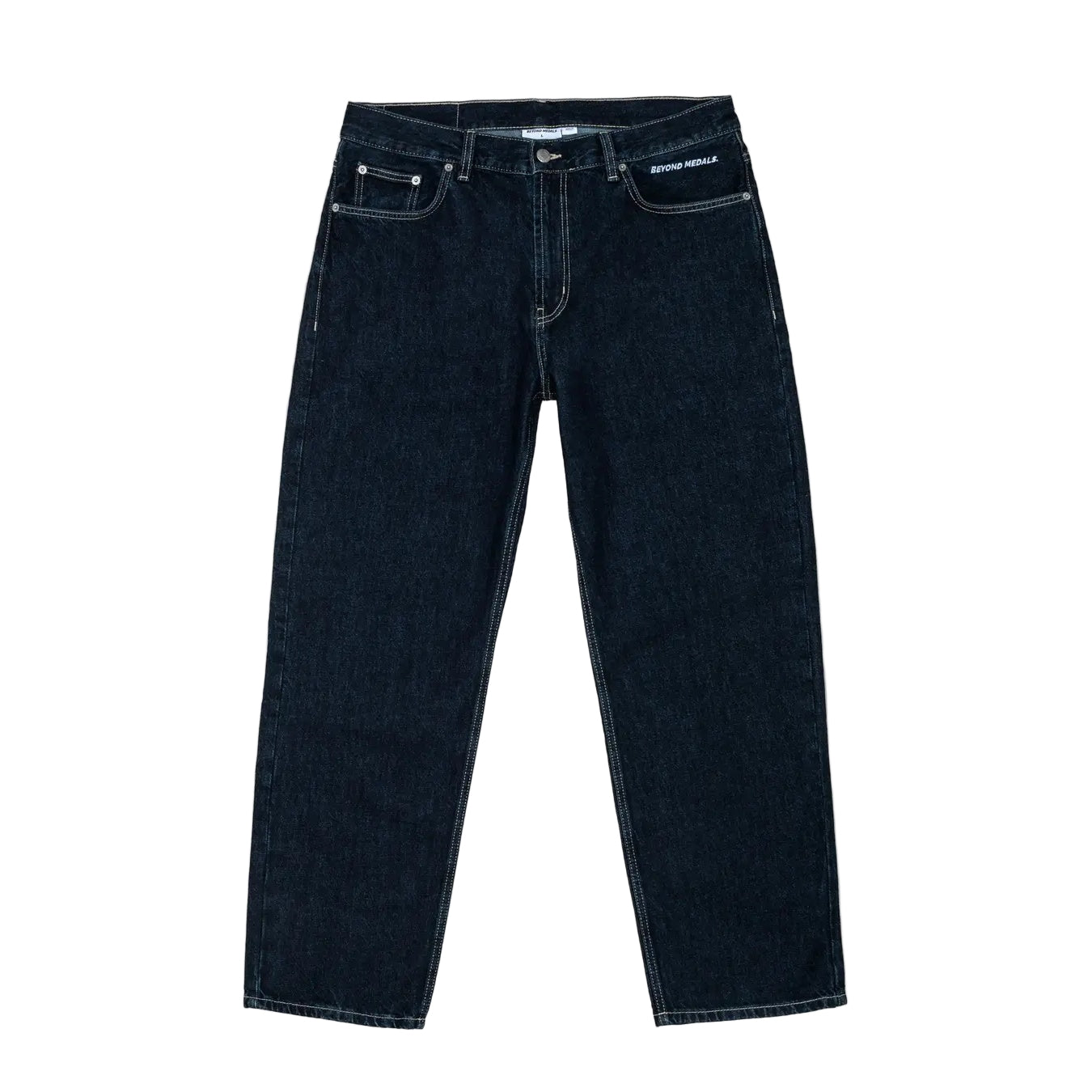 Beyond Medals - Loose Jeans Dark Blue