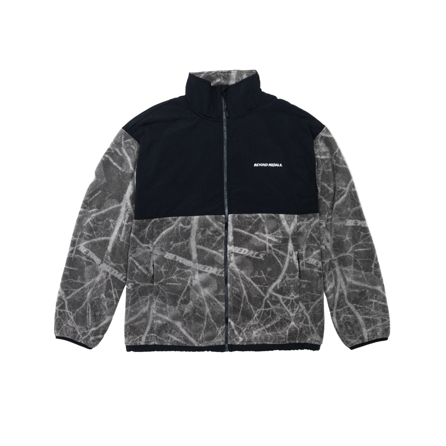 Beyond Medals – Tech-Fleecejacke Braun