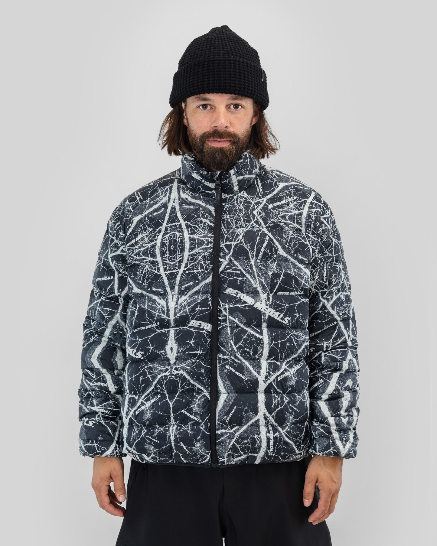 Beyond Medals - Packable Down Jacket Grey