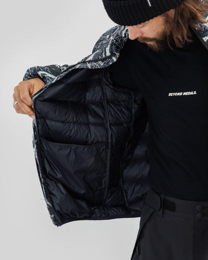 Beyond Medals - Packable Down Jacket Grey