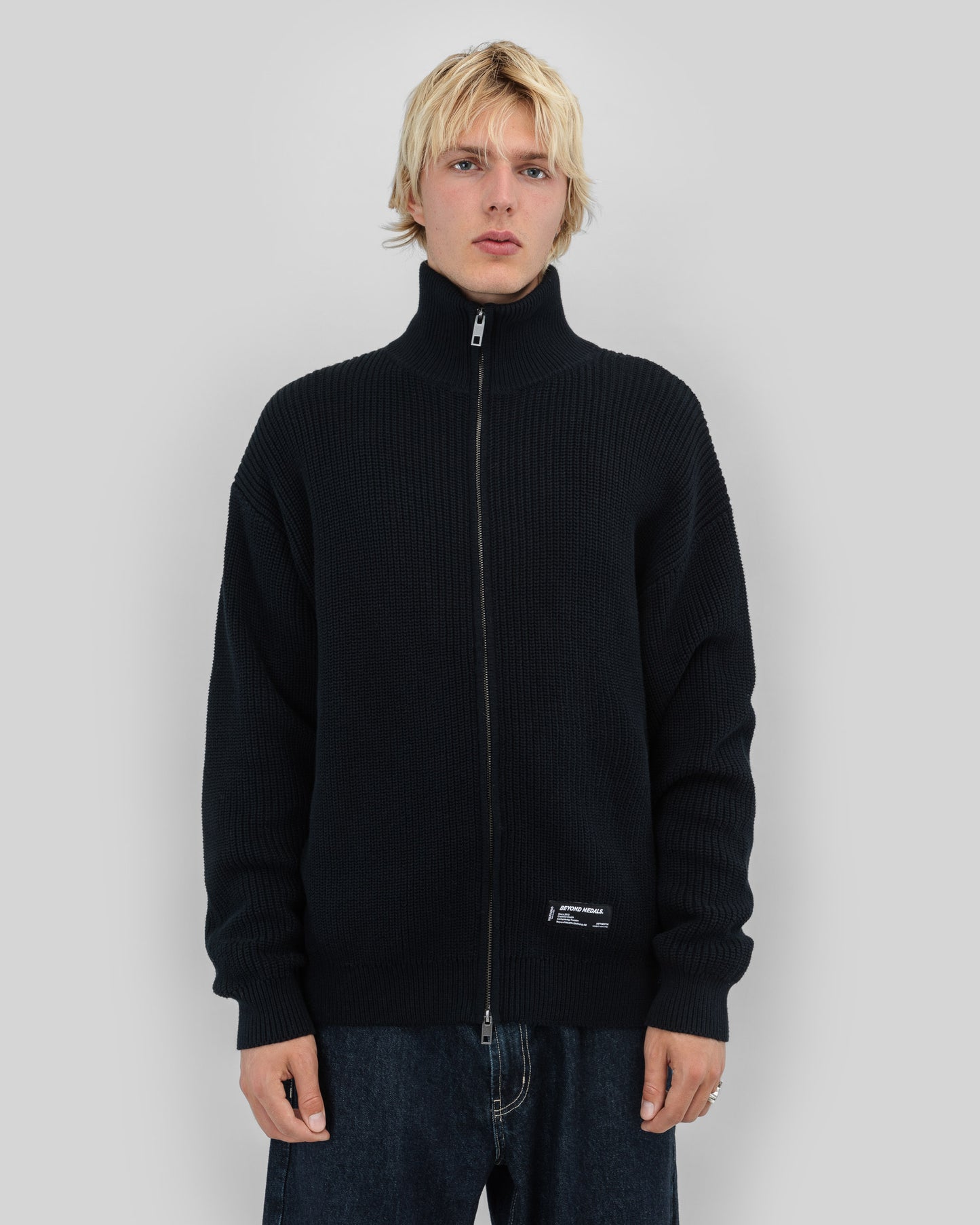 Beyond Medals - Rib Knit Fullzip